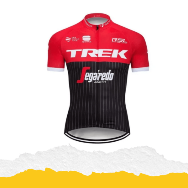 Jersey ciclismo TREK rojo y negro