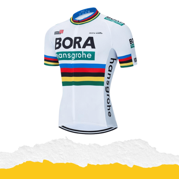 Jersey ciclismo BORA blanco